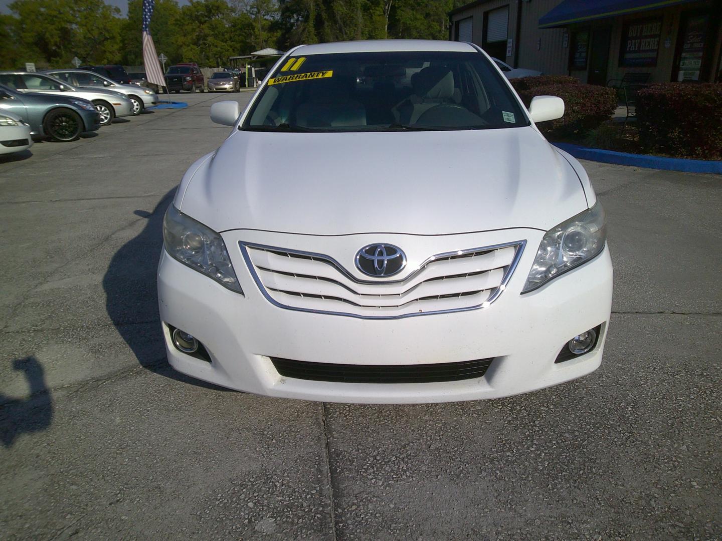 2011 WHITE TOYOTA CAMRY BASE; SE; LE; (4T4BF3EK0BR) , located at 390 Hansen Avenue, Orange Park, FL, 32065, (904) 276-7933, 30.130497, -81.787529 - Photo#0